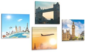 Set obrazov pre milovníka Londýna - 4x 60x60