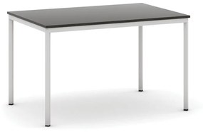 Jedálenský stôl, 1200 x 800 mm, sivá podnož, wenge