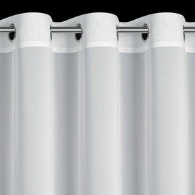 ZÁCLONA NA KRÚŽKOCH DALIA 350X250 CM BIELA