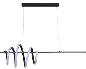 Searchlight 22510BK - stlmiteľný LED luster na lankách SWORD LED/40W/230V 3000K