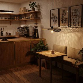 Toolight Toolight, stropné svietidlo 1xE27 APP1468-1CP, čierna-zlatá matná, OSW-02445