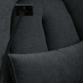 Polohovacie kreslo sivé, elektrické TV-7089 GREY2