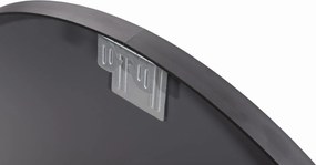 AKCIA Čierne nástenné okrúhle zrkadlo LEOBERT - rôzne veľkosti II. akosť Priemer zrkadla: 40 cm