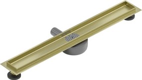 Mexen Flat 360°, telo žľabu 70 cm, zlatá matná, 1A40070