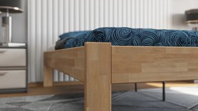 Posteľ Tema Futon 180x200 cm, prírodný buk