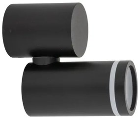 Nástenné bodové svietidlo JET SET 1xGU10/10W/230V čierna