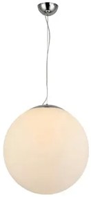 Kovový luster biele Ball 50