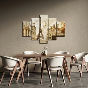 Obraz - Parížske pamiatky (150x105 cm)