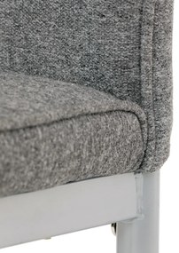 Sada jedálenských stoličiek DCL-379 GREY2, 4 ks