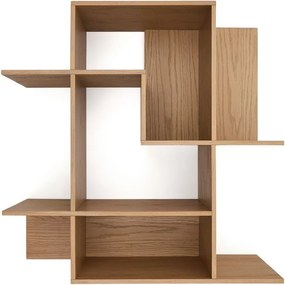 Modulárny policový systém v dekore duba v prírodnej farbe 80x80x25 cm Ina – Kave Home
