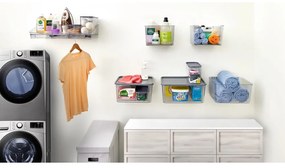 Vnútorný úložný box s vekom z recyklovaného plastu iD Wallspace – iDesign