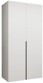 Skriňa Alicante I 100 biela/čierna