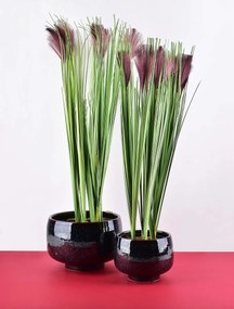 Umelá kvetina GRASS 64 cm fialová/zelená
