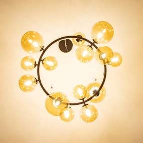 Brilagi - LED Luster na lanku MILLA 15xG9/3W/230V lesklý chróm/zlatá