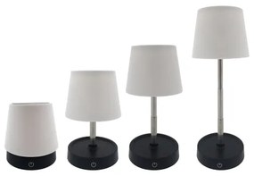 LED stmievateľná dotyková stolná lampa LED/3W/5V USB 800 mAh biela