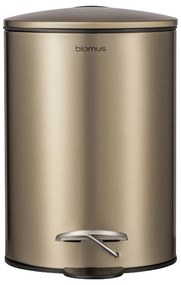 Nášľapný oceľový odpadkový kôš v bronzovej farbe 3 l Tubo – Blomus