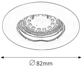 Rabalux 1046 - SADA 3xLED Podhľadové svietidlo LITE 3xGU10-LED/3W/230V