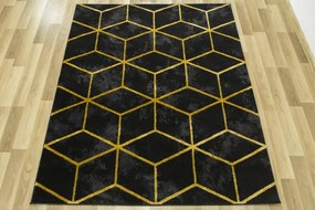 Koberec FESTIVAL 5871A žltý / čierný