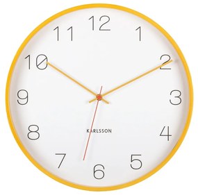 Karlsson 5926YE dizajnové nástenné hodiny 40 cm