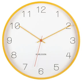 Karlsson 5926YE dizajnové nástenné hodiny 40 cm
