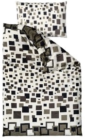 Obliečky mikroplyš LUXOR bielo-sivé Rozmer obliečky: 70 x 90 cm | 140 x 200 cm