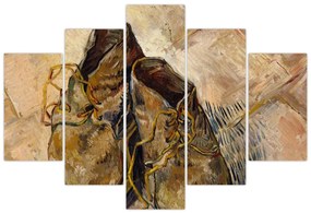 Obraz - Vincent van Gogh, Shoes, reprodukcia (150x105 cm)