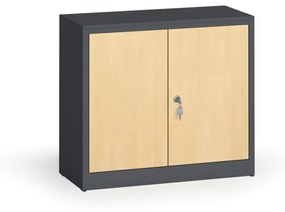 Alfa 3 Zvárané skrine s lamino dverami, 800 x 920 x 400 mm, RAL 7016/breza