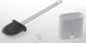 Aqualine WC silikónová štetka závesná/na postavenie, biela TF010