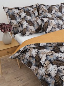 Obliečky mikroplyš Digital – Taisa čierno/zlatá