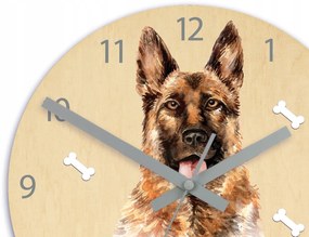 Dětské nástěnné hodiny Ami Ovčák 30 cm vícebarevné