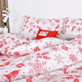 Vianočné obliečky bavlnené Winter EMI: Štandardný set jednolôžko obsahuje 1x 140x200 + 1x 70x90