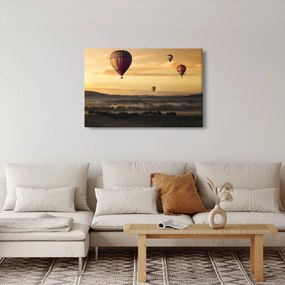 Obraz - lietajúce balóny (90x60 cm)