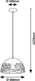 Rabalux NORENA závesné svietidlo 5086
