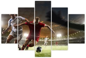 Obraz - Futbalisti v akcii (150x105 cm)
