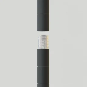 Kuchynský  industriálny regál s 11 policami, 185x160x17,5/35 cm