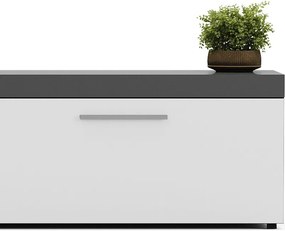 Obývacia stena Orion, antracit/biela