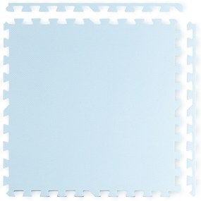 Ricokids veľká penová podložka na puzzle 60x60 cm 4 ks modrá a biela