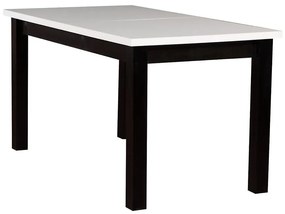 Rozkladací stôl ST28 140/180x80cm biely/cierny