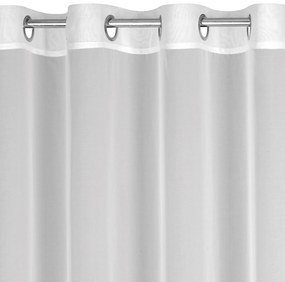 ZÁCLONA NA KRÚŽKOCH ARLETA 350X270 CM BIELA