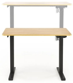 Výškově nastavitelný psací stůl Birka B53 dub craft/černý