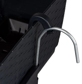 Plastový balkónový kvetináč DRL600PW 59 cm - antracit