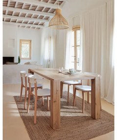 Jedálenský stôl v dekore duba 90x160 cm Deyanira – Kave Home