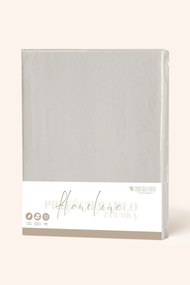 Flanelová plachta taupe Rozmer: 140x200 cm + 30 cm