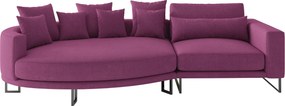 XXXLutz VEĽKÁ POHOVKA, textil, magenta Livetastic - Sedačky - 001968009106