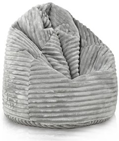 Sedací vak SAKO svetlosivý stripe