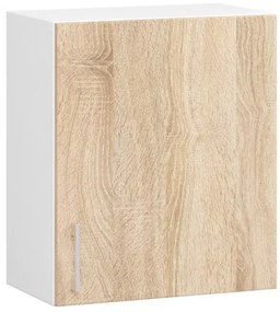 Horná kuchynská skrinka LIMA W50 /580/ biela / dub sonoma