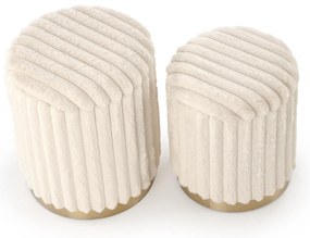 Sada 2 ks taburetů Fido krémová