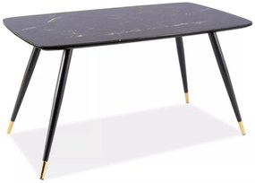Jídelní stůl Cyryl 140 cm černý