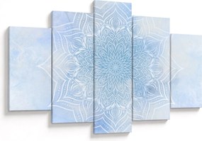 Obraz - Zimná mandala (150x105 cm)