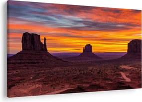 Obraz - Monument Valley v Arizone (90x60 cm)